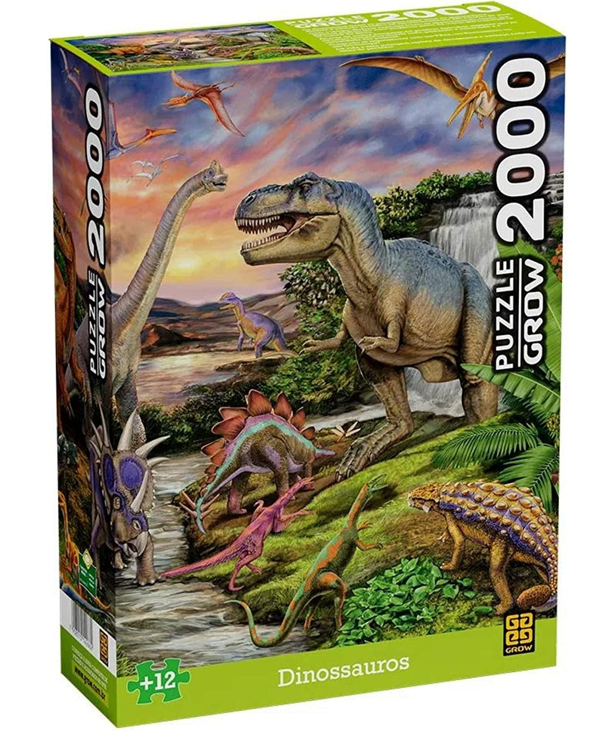 Puzzle 100 peças Dinossauros - Loja Grow