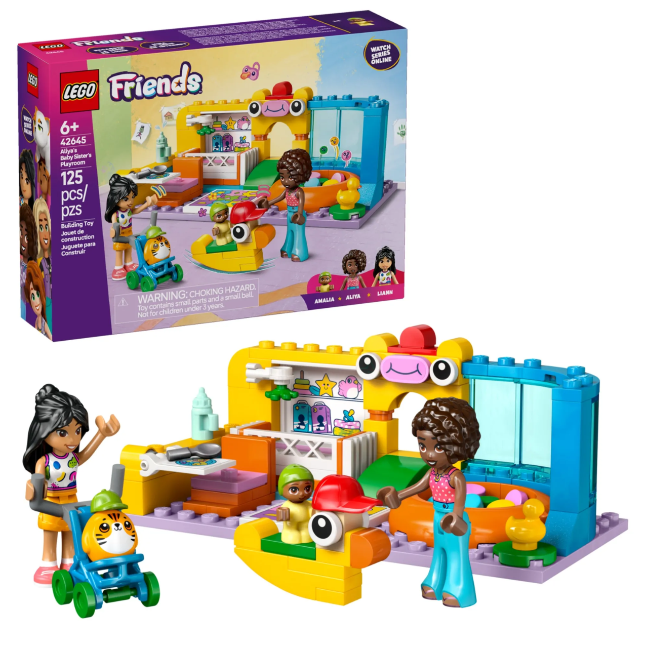 Quarto de Brincar da Irmazinha da Aliya Lego Friends Quarto de Brincar da Irmazinha da Aliya Lego Friends