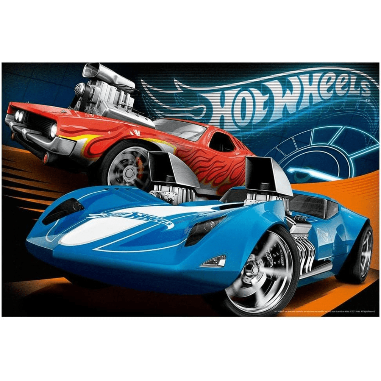 Quebra Cabeça Hot Wheels 150 Peças Grow Quebra Cabeça Hot Wheels 150 Peças Grow