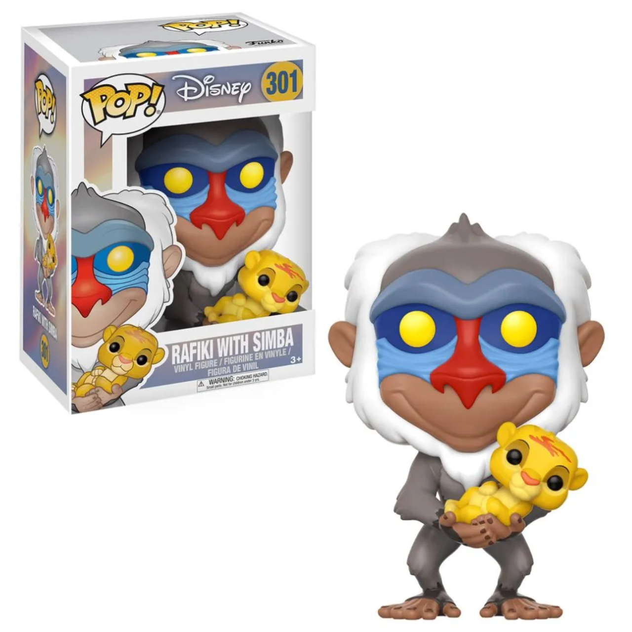 Rafiki com Simba O Rei Leão Disney 301 Funko POP! Candide Rafiki com Simba O Rei Leão Disney 301 Funko POP! Candide