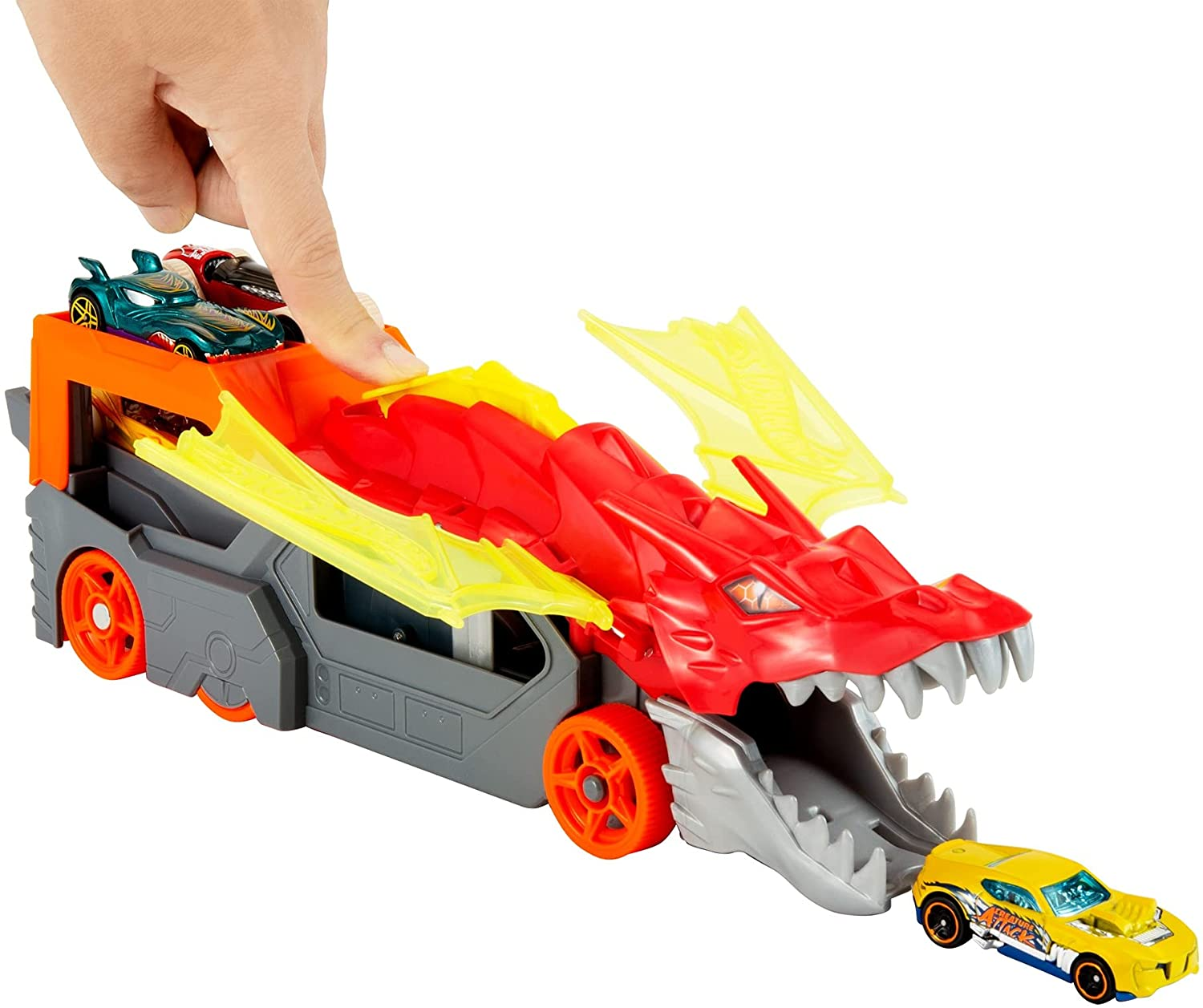 Pista Épica Dragão C/ Loop E Carrinho Hot Wheels Infantil