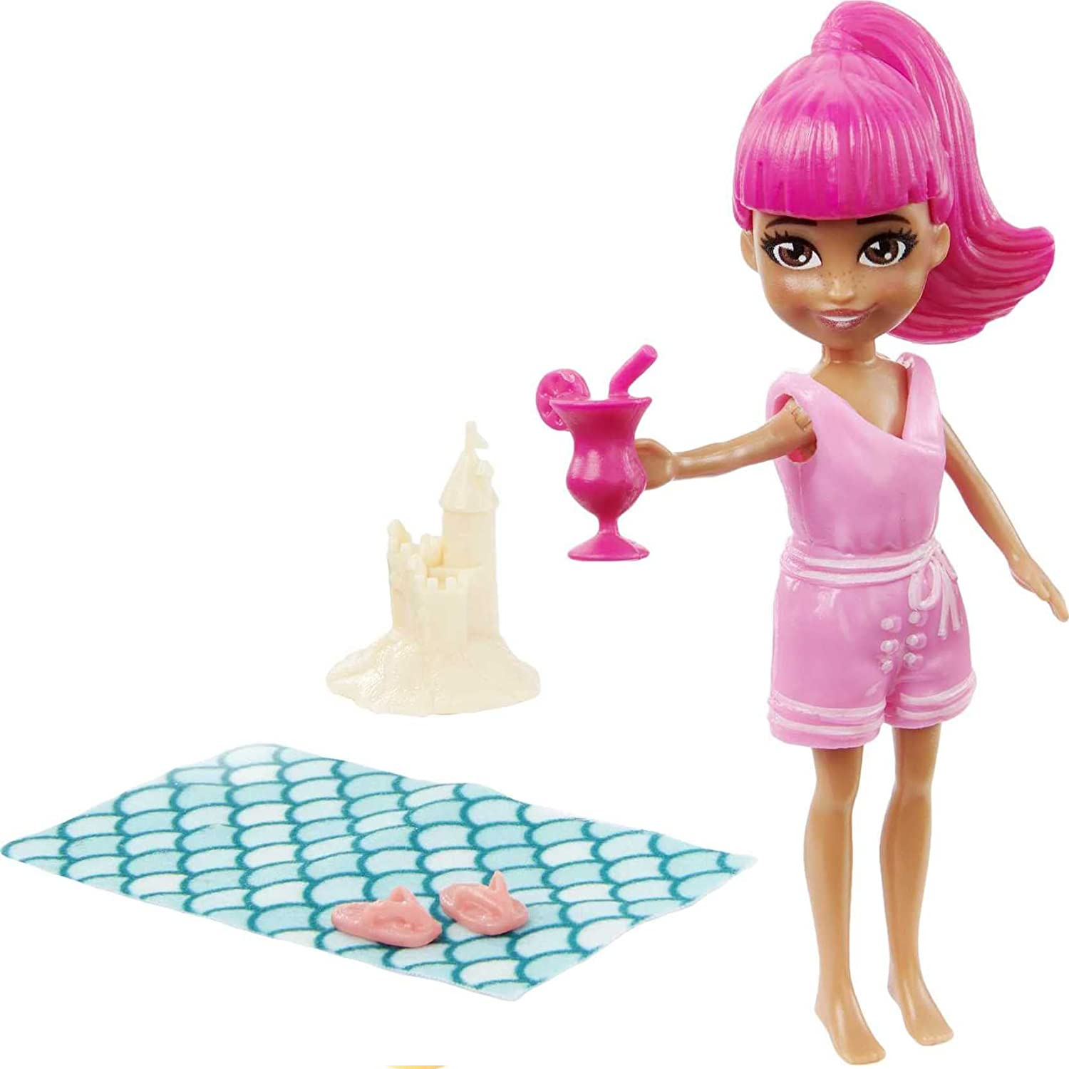 Polly Pocket Mega Trailer Da Polly Rosa Mattel Rosa : :  Brinquedos e Jogos