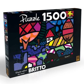Quebra-Cabeça Romero Britto  1500 Peças Grow