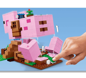 Boneco Personagem Do Jogo Minecraft Porco
