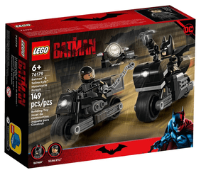 A Perseguição de Moto Batman e Selina Kyle Lego Batman