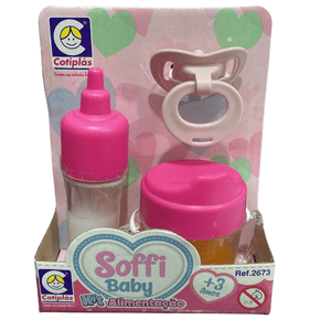 Acessórios para Bonecas Kit Alimentação Soffi Baby Cotiplás