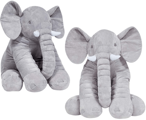 Almofada Gigante Elefante Cinza Buba Toys