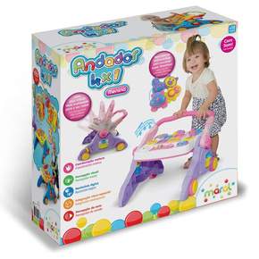 Andador 4 em 1 Rosa Maral