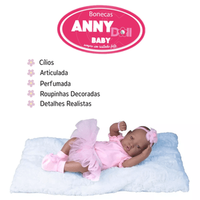 Anny Doll Baby Reborn Menino Marinheiro Cotiplás - Fátima Criança