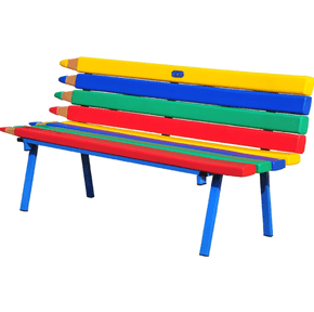 Banco Lápis Feliz Mundo Azul