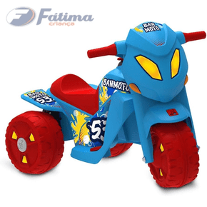 Banmoto Elétrica 6V Azul Bandeirante