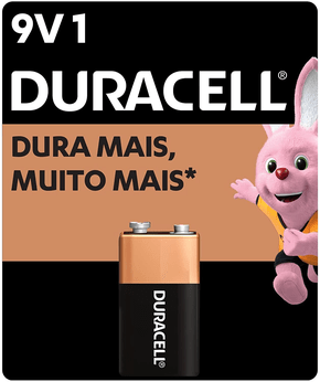 Bateria Alcalina 9V Duracell