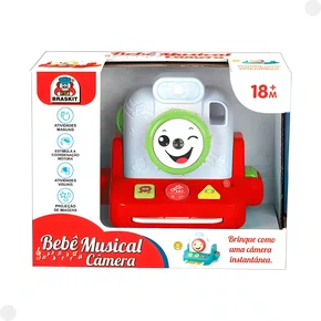 Bebê Musical Câmera Braskit  