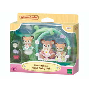 Bebês Cervos Conjunto Balanço Floral Sylvanian Families Epoch