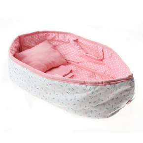 Berço Moisés para Boneca Metoo com Manta e Travesseiro Bup Baby