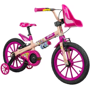 Bicicleta Aro 16 Barbie Nathor