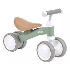 Bicicleta de Equilíbrio 4 Rodas Verde Buba