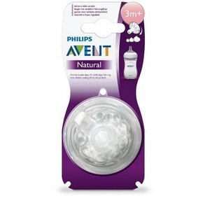 Bico Mamadeira Pétala Fluxo Variável 3m+ 2 unidades Avent