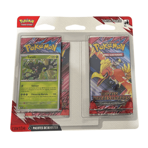 Blister Quadruplo Pokémon Zarude Rivais Predestinados EV Copag