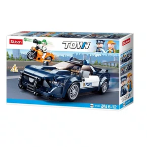 Blocos de Montar Carro de Polícia Cubic Multikids