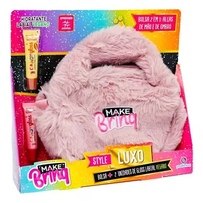 Bolsa Plush Make Brinq Style Luxo Polibrinq