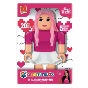 Boneca Amy Sacarlet Creativeblox 20 cm Algazarra