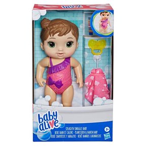 Boneca Baby Alive Bebê Banhos Carinhosos Morena Hasbro