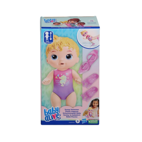 Boneca Baby Alive Bebê Piscina Loira Hasbro