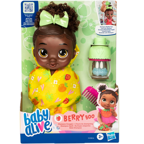 Boneca Baby Alive Berry Boo Bebê Shampoo Hasbro