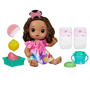 Boneca Hora da Papinha Negra Baby Alive Hasbro - Fátima Criança