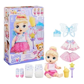 Boneca Baby Alive Moda de Conto de Fadas Loira Hasbro 
