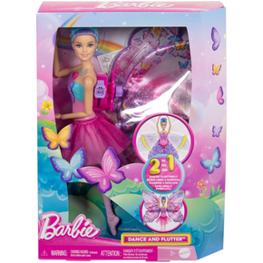 Boneca Barbie Bailarina e Borboleta Transformação 2 em 1 Mattel
