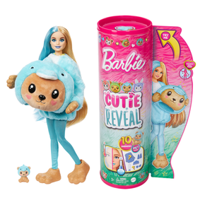Boneca Barbie Cutie Reveal Urso Vestido De Golfinho Mattel