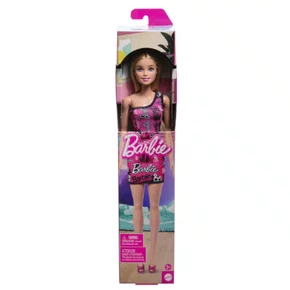 Boneca Barbie Fashion Loira Vestido Rosa Mattel 