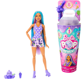 Boneca Barbie Pop Reveal Ponche de Frutas Uva Mattel
