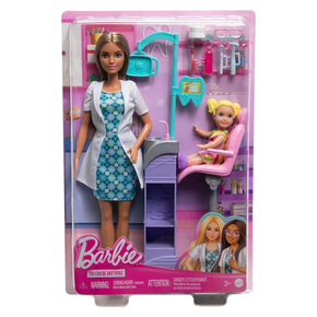 Boneca Barbie Profissões Dentista Morena Mattel