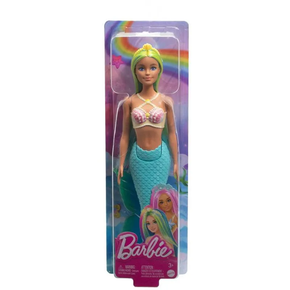 Boneca Barbie Sereia Cauda Verde Água Mattel