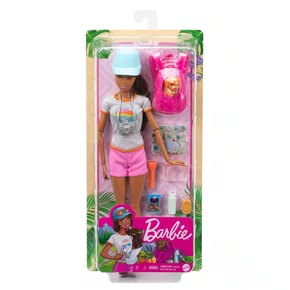Boneca Barbie Turista com Cachorrinho e Acessórios Mattel