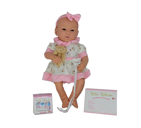 Boneca Bebê Reborn Miya Roupinha Azul Cotiplás - 2648 : :  Brinquedos e Jogos