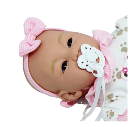 Boneca Bebê Reborn Miya Roupinha Estrela Cotiplás - 2678 