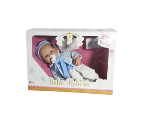 Boneca Reborn com Acessórios - Nenem Nanando - Love Born - 36 cm - Cotiplás  - superlegalbrinquedos