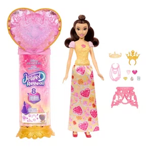 Boneca Disney Bella Jewel Reveal Mattel