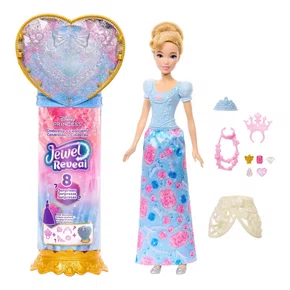 Boneca Disney Cinderela Jewel Reveal Mattel