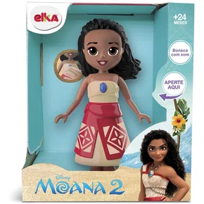 Boneca Disney Moana 2 Com Som Elka 