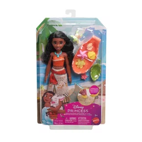Boneca Disney Princess Moana com Bebê Tartaruga Mattel