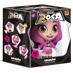 Boneca Emilly Vick em Vinil Dos Rosa 15 cm Algazarra