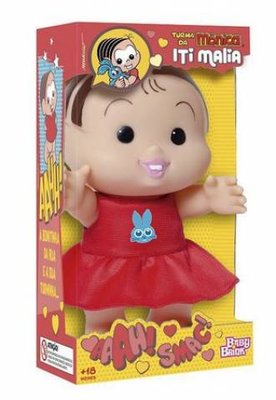 Boneca Mônica Iti Malia Turma Mônica Baby Brink 
