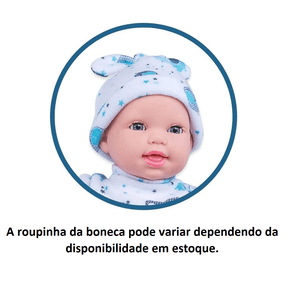 Boneca Bebe Soninho Reborn Com Touca Recem Nascido - Cotiplás