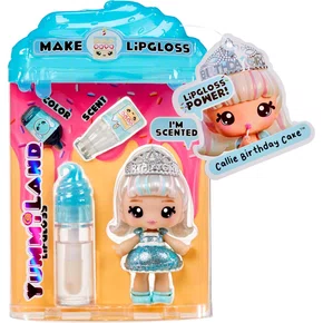 Boneca Yummiland Make Lipgloss Callie Birthday Cake MGA Entertainment
