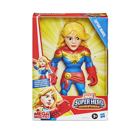 Boneco Articulado Capitã Marvel Super Hero Adventures Hasbro 